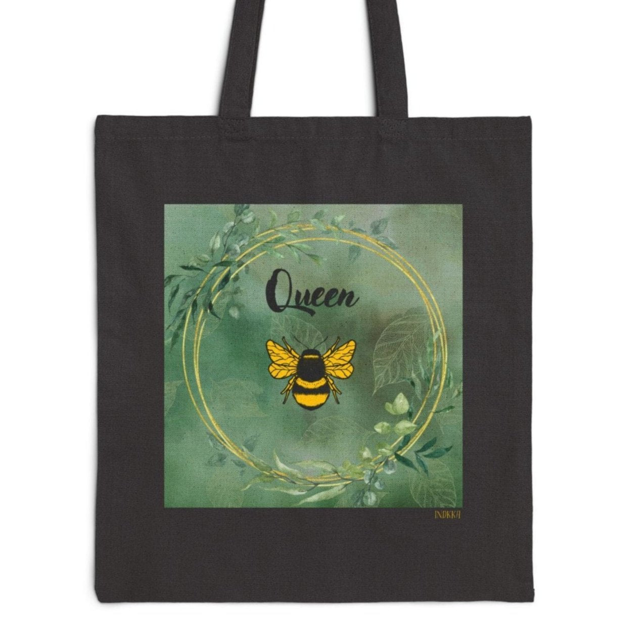 Elegant Queen Bee themed tote bag