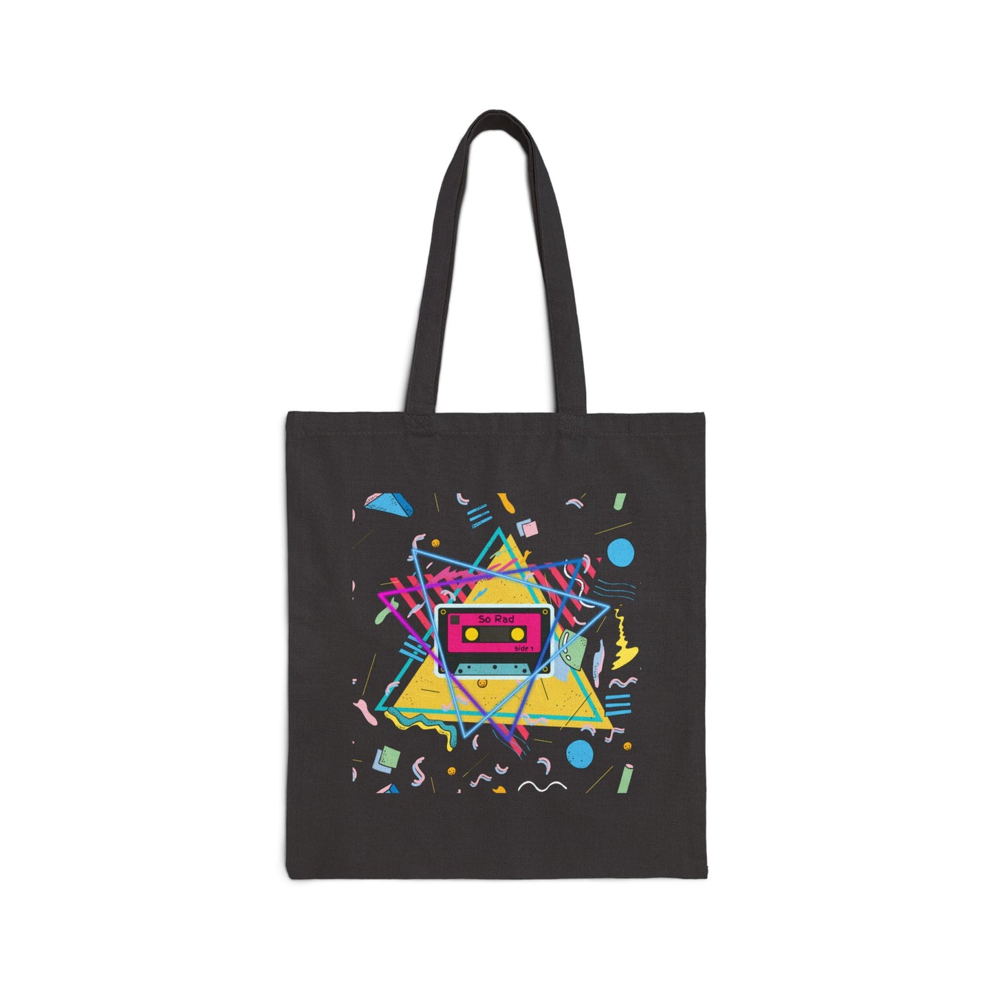 So Rad 80's theme Cotton Canvas Tote Bag