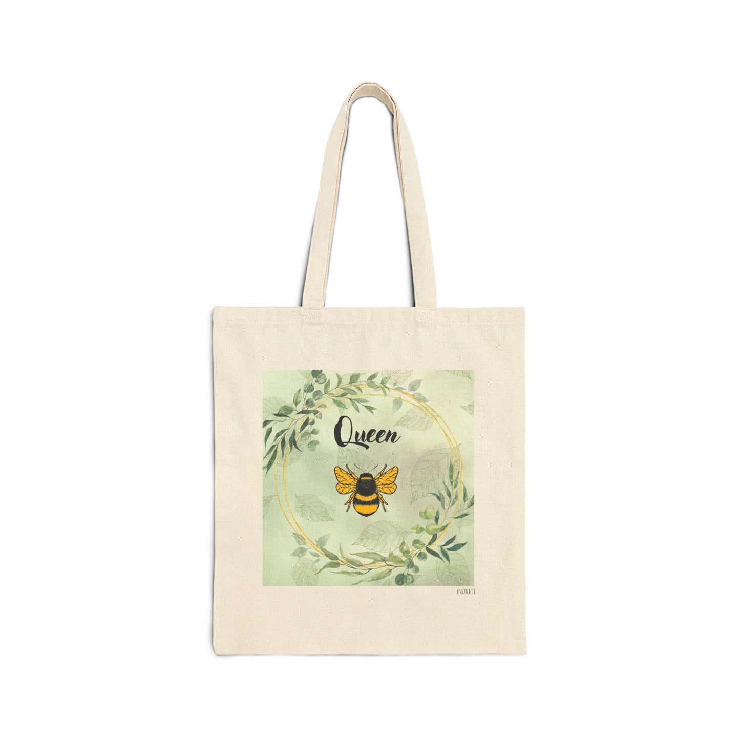 Elegant Queen Bee themed tote bag