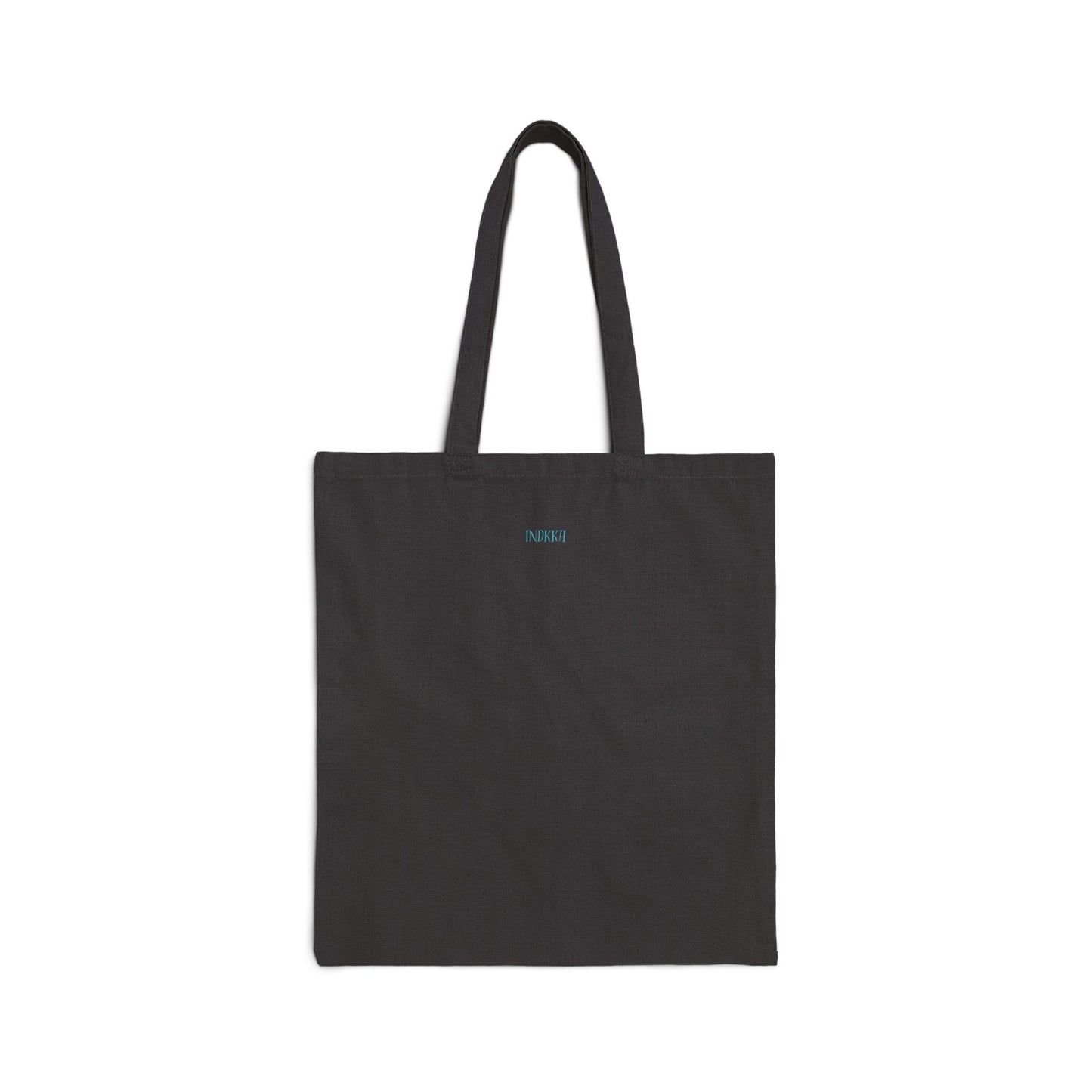 Striking Never Settle Tiger Silhouette Cotton Canvas Tote Bag