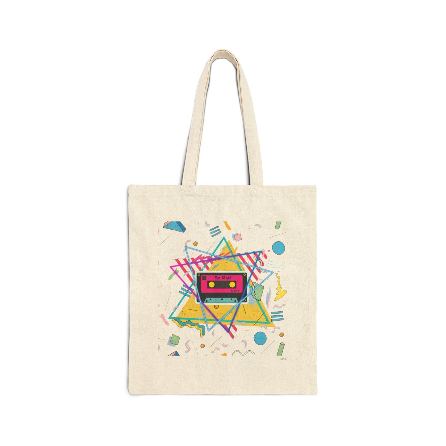 So Rad 80's theme Cotton Canvas Tote Bag