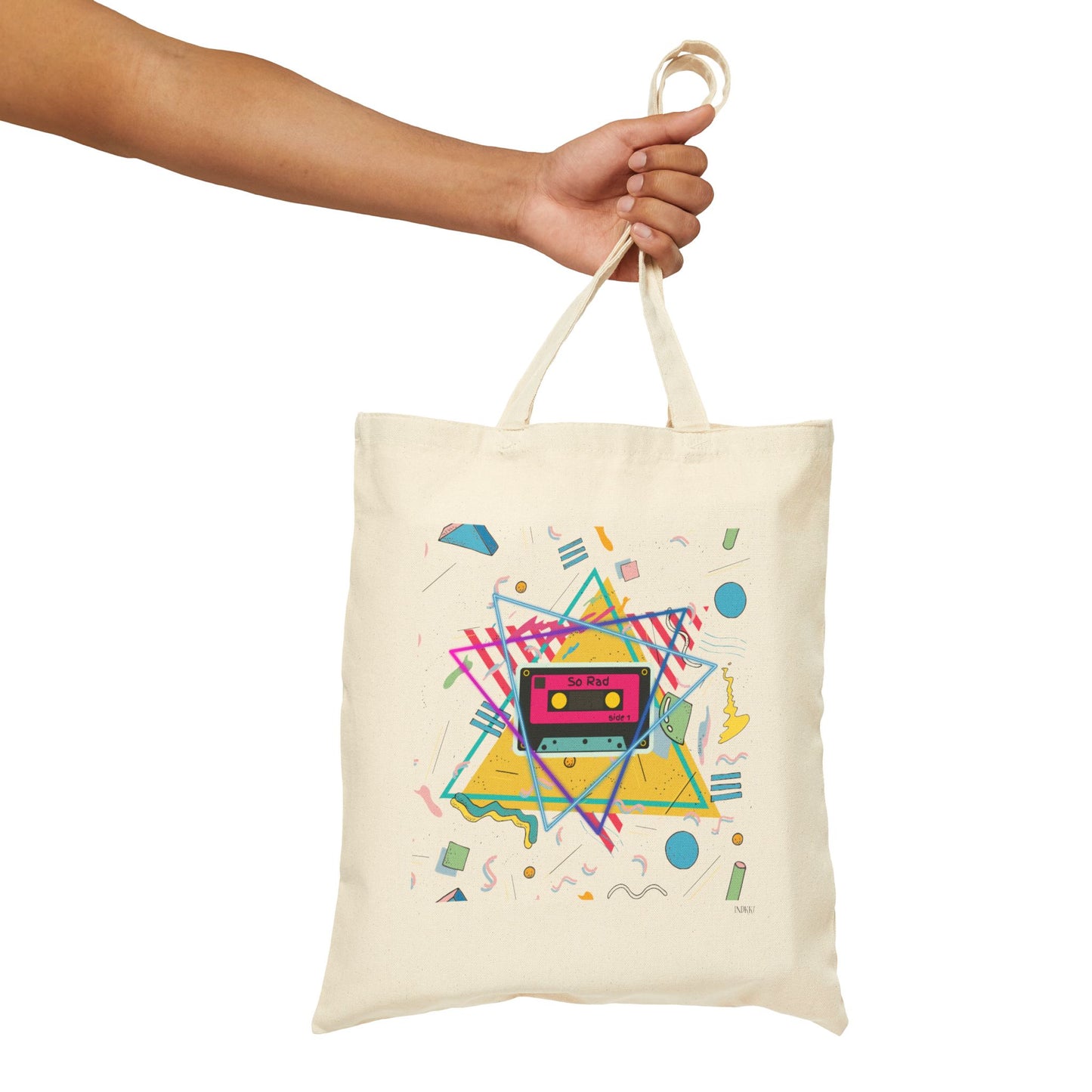 So Rad 80's theme Cotton Canvas Tote Bag