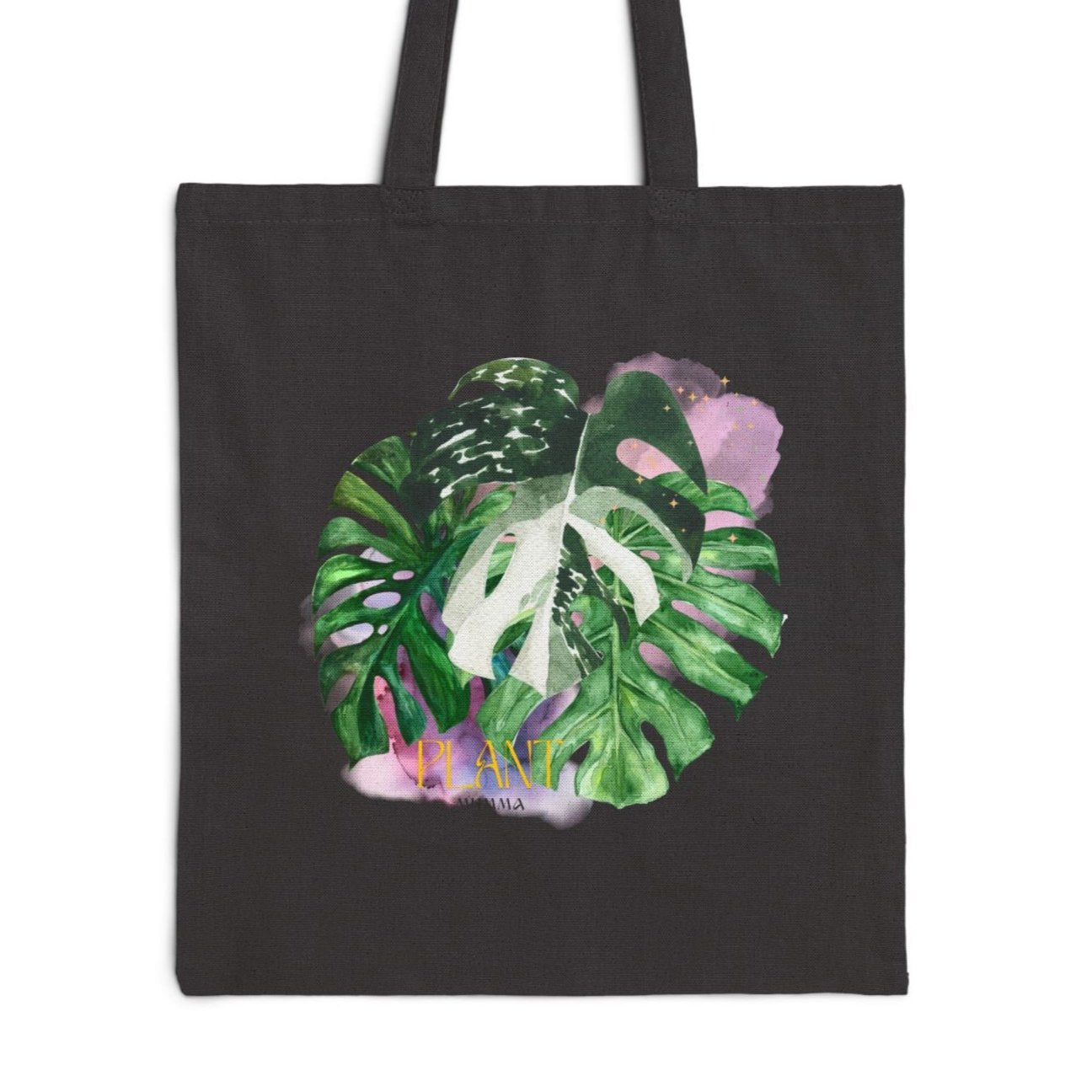 Plant Mumma Monstera leaf Cotton Canvas Tote Bag