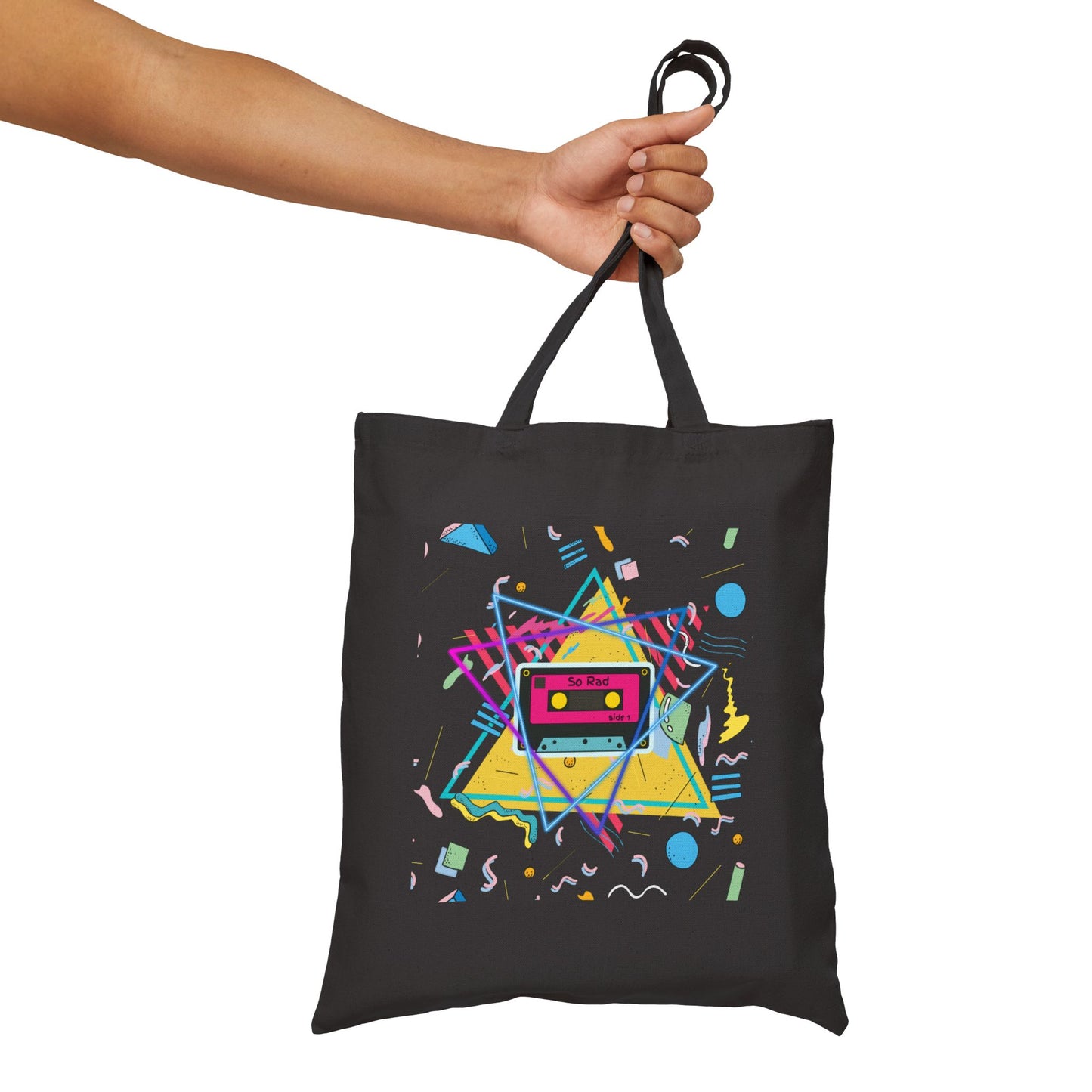 So Rad 80's theme Cotton Canvas Tote Bag