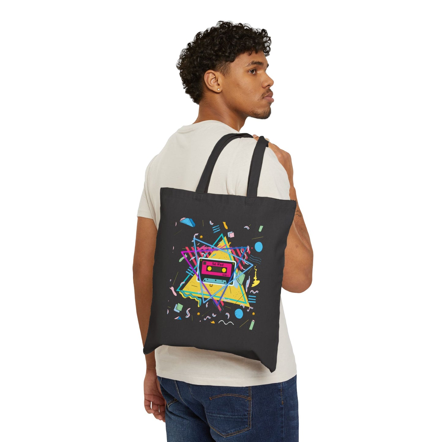 So Rad 80's theme Cotton Canvas Tote Bag